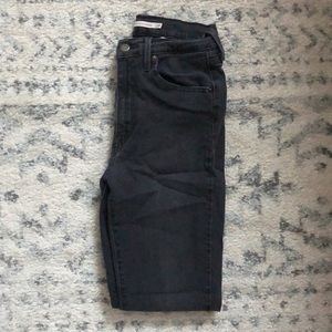 Levi’s Mile High Super Skinny Black Jeans
